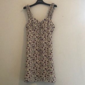 Nasty Gal floral A-line dress 6